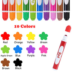 WOSWEL dot markers in use during a creative painting session