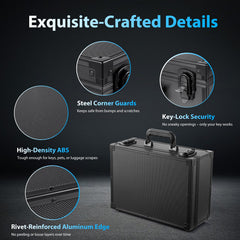 WOT I secure box with dual-key locks helps prevent unauthorized access.