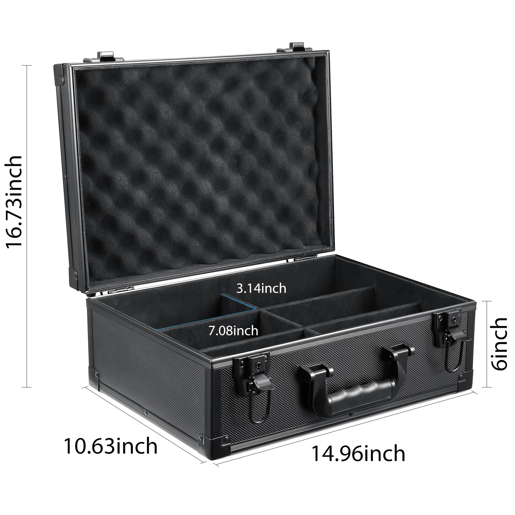 WOT I ergonomic handle supports comfortable transport during events and daily use.