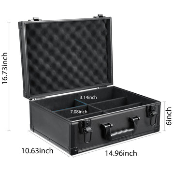 WOT I ergonomic handle supports comfortable transport during events and daily use.