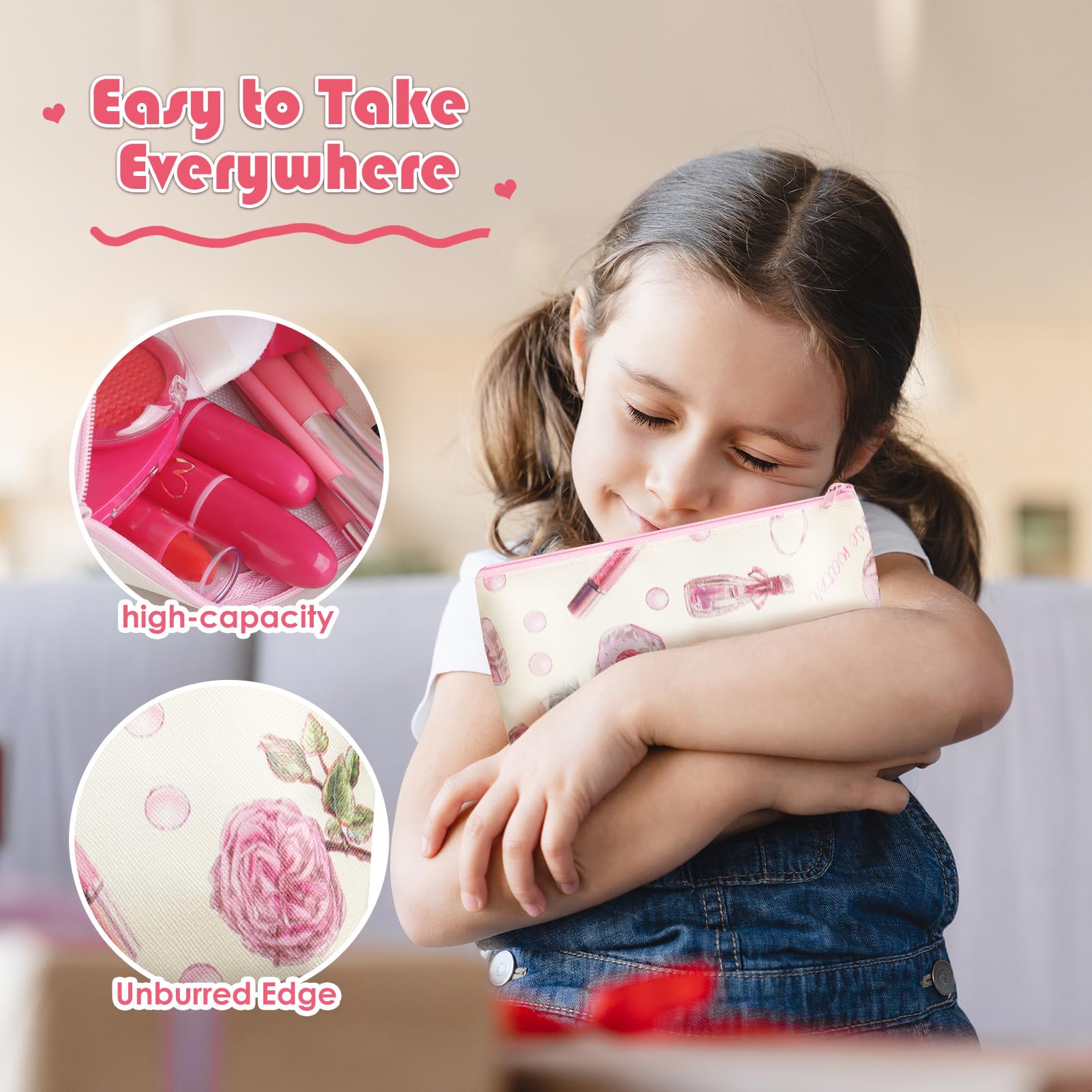 Woumserta safe mess-free makeup enhances imaginative play sessions