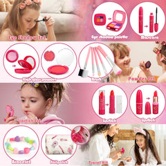 Woumserta portable makeup bag keeps the kit organized for playdates