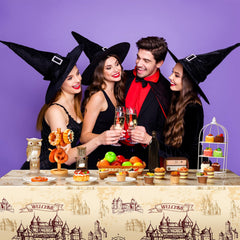 WovWeave Wizard versatile tablecloth suitable for birthdays and Halloween
