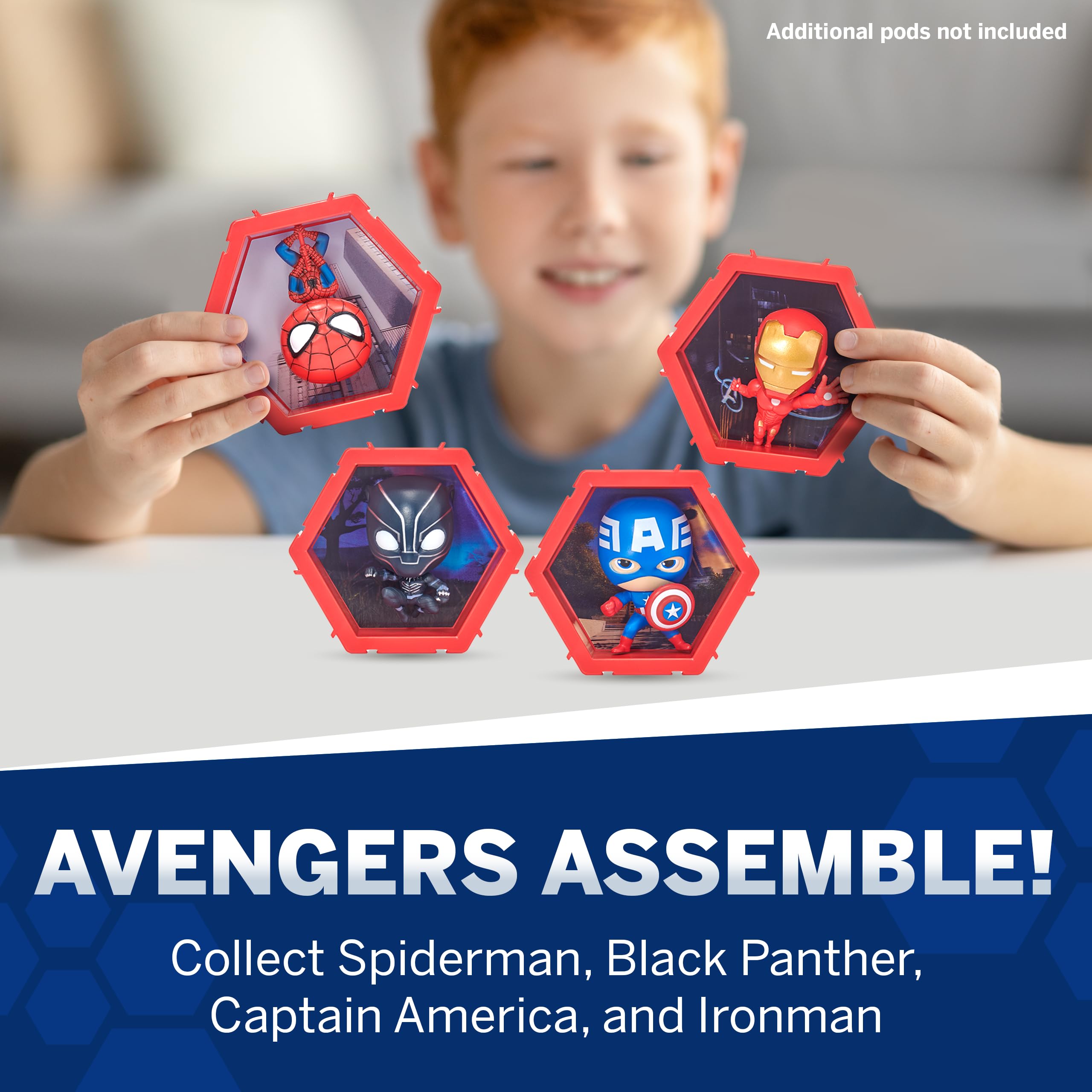 WOW! PODS Iron Man micro paint detail highlights vivid character features