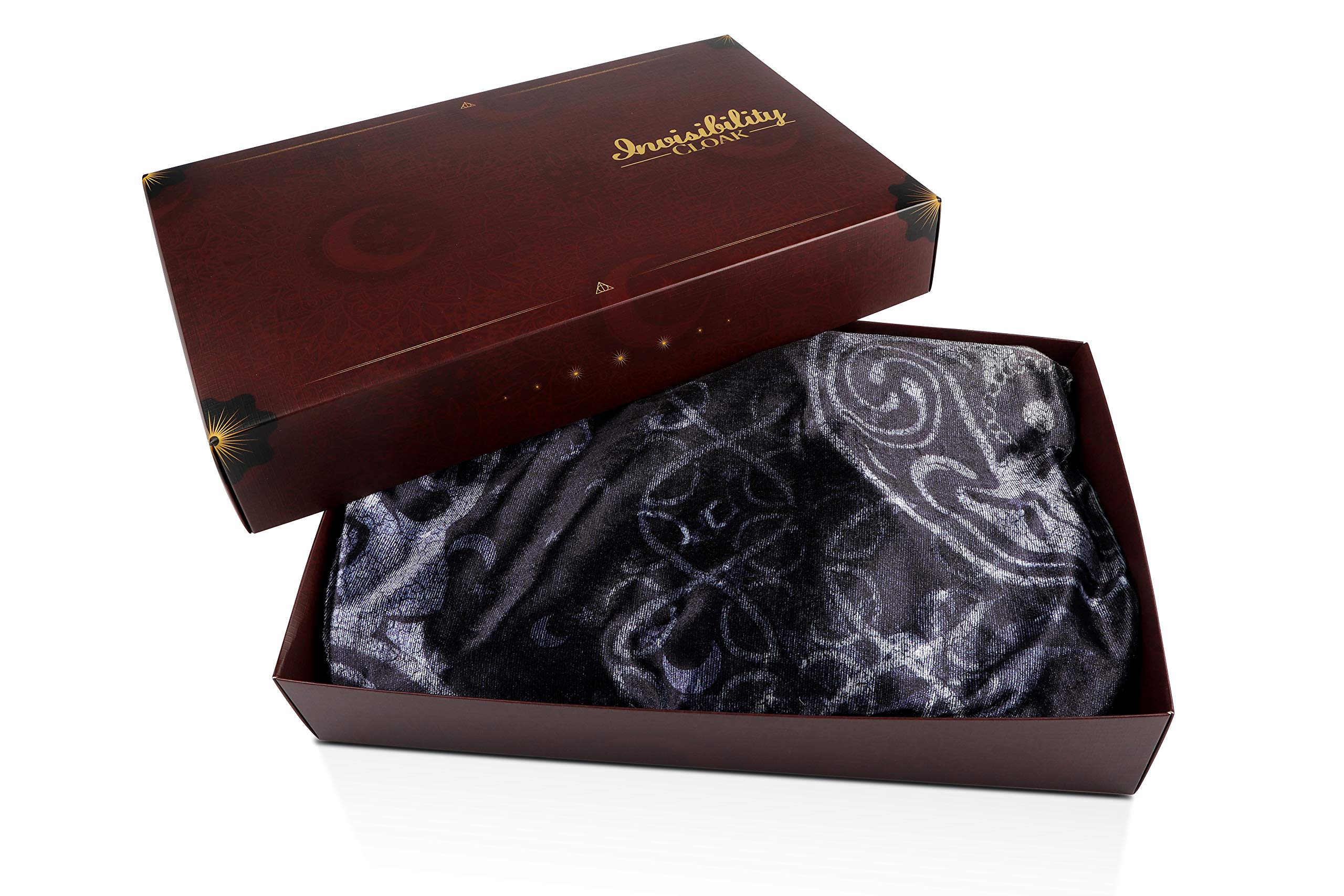 WOW! PODS cloak with movie-detail accuracy and ornate borders.
