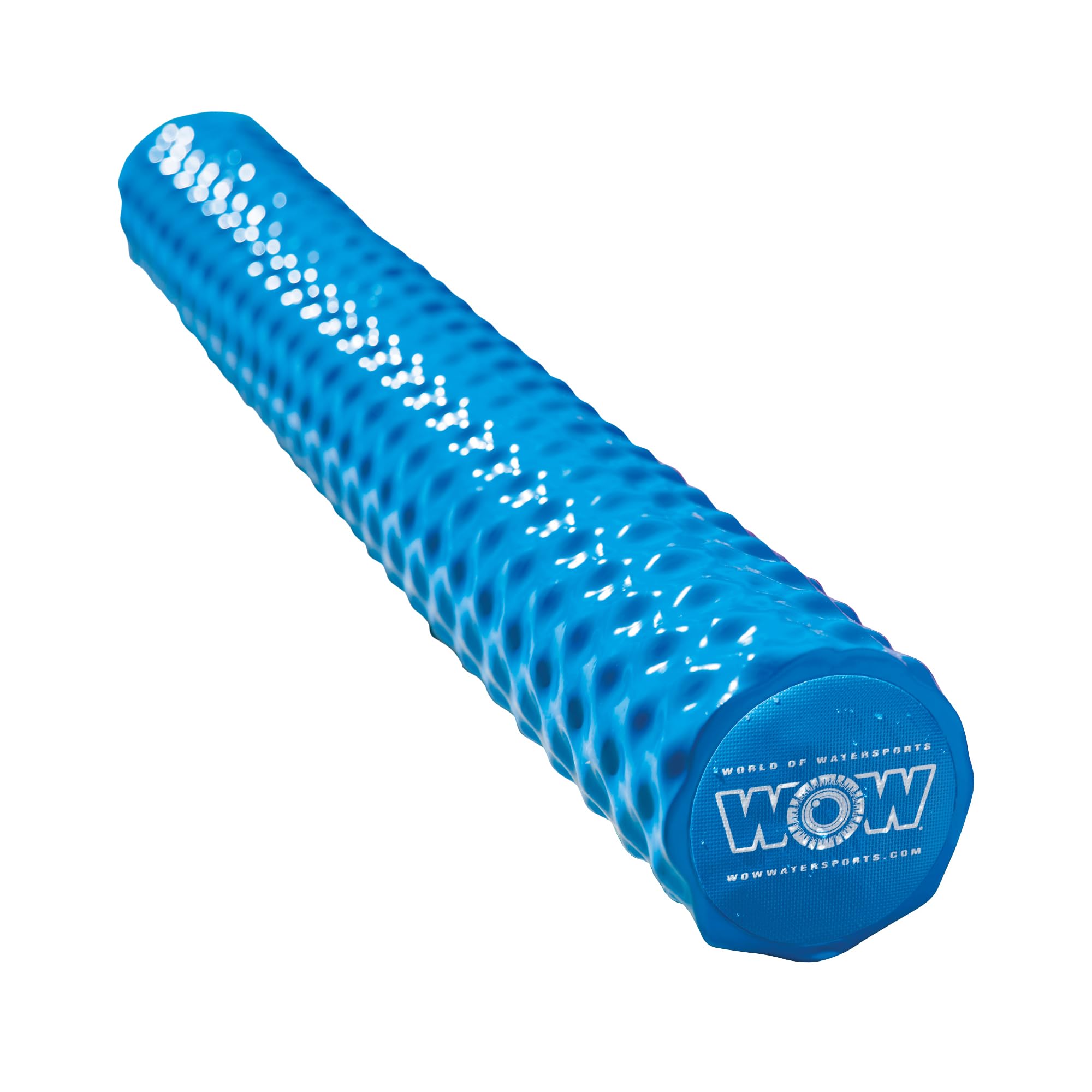 WOW Sports heavy-duty vinyl jumbo pool noodle floating in pool for buoyant lounging