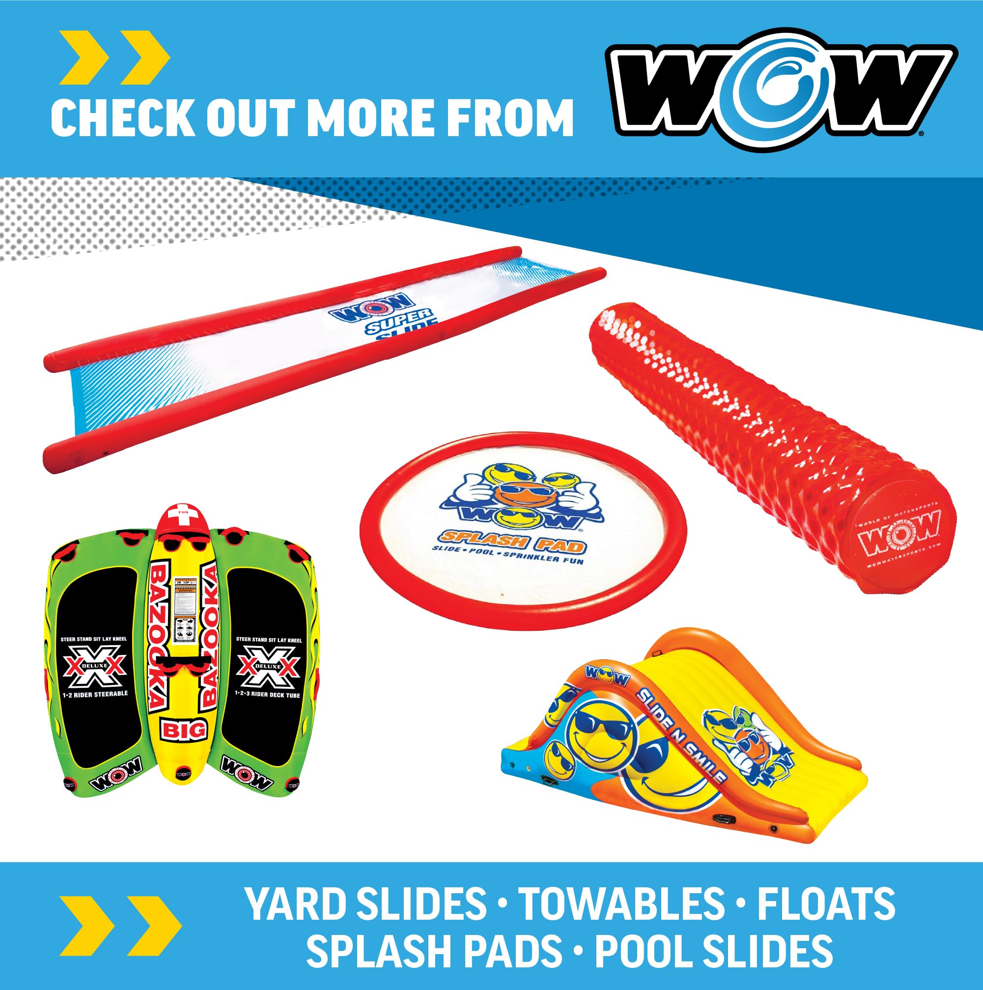 WOW Sports 1-year warranty and friendly support for worry-free fun