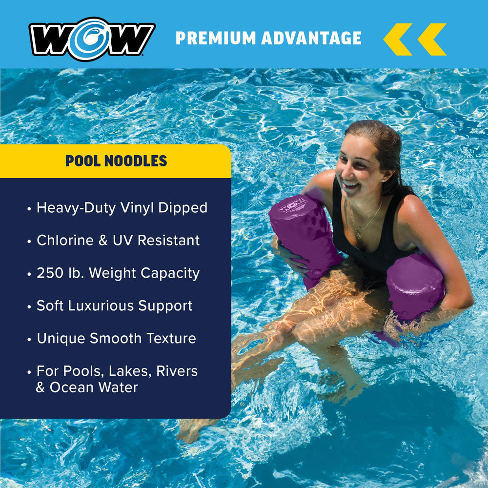 WOW Sports buoyant support noodle suitable for adults and kids