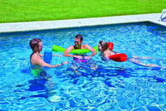 WOW Sports UV-protected noodle resists sun and chlorine for long-lasting color.