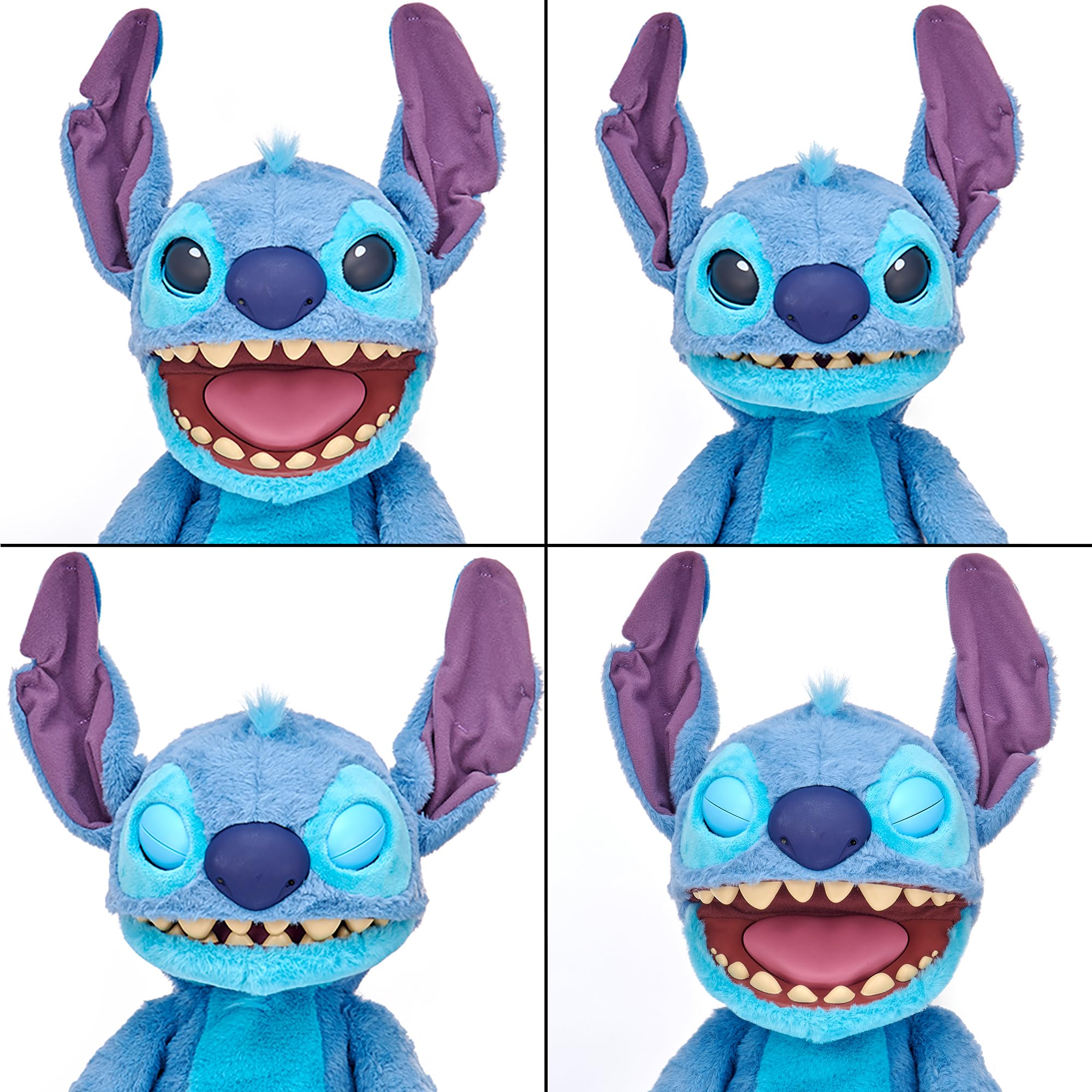 Stitch Puppetronic mouth moves with expressive sounds for storytelling.