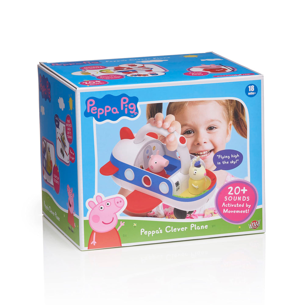 Wow! Stuff Peppa Pig Clever Plane supports early problem solving during play.