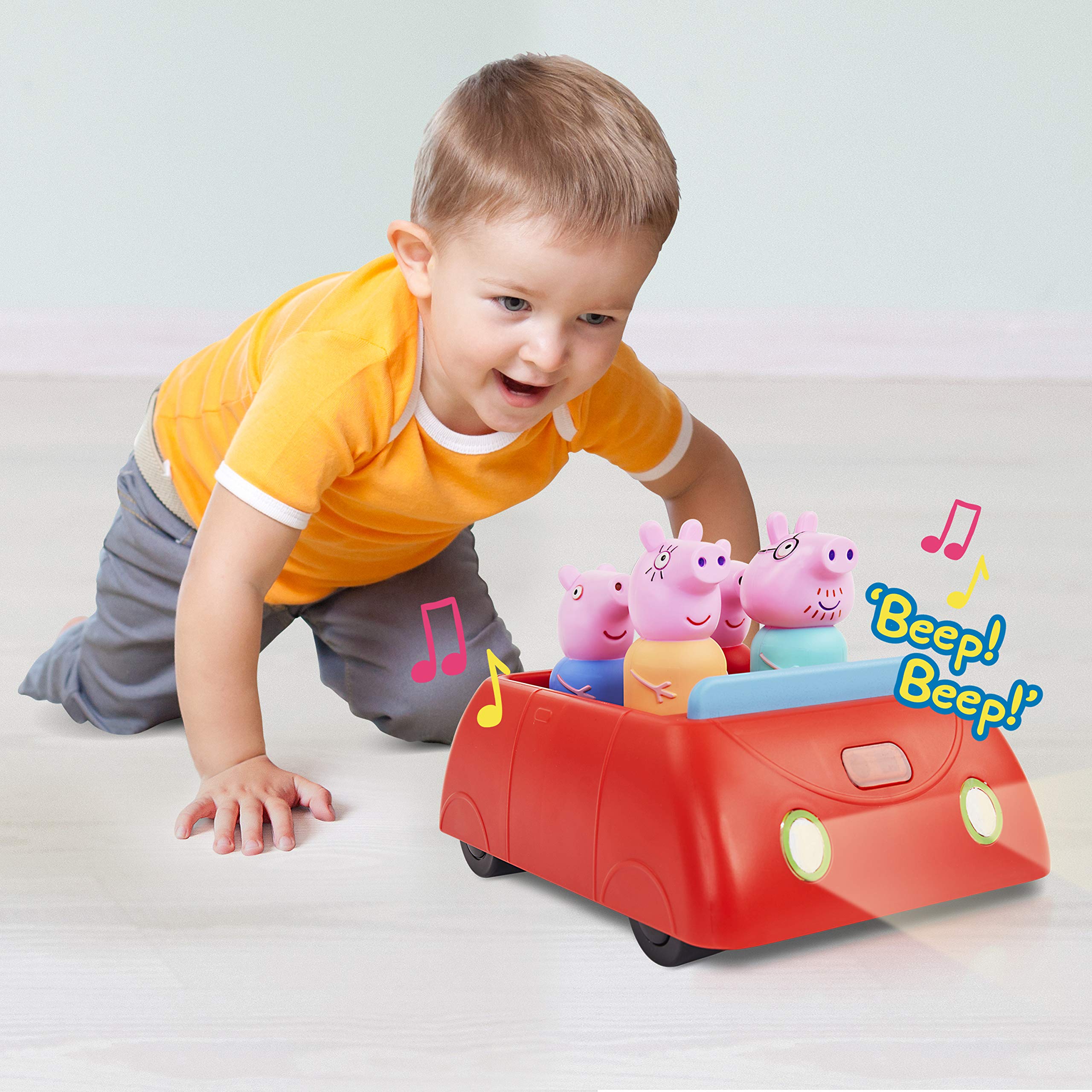 WOW! STUFF Peppa Pig's Clever Car battery compartment for quick setup
