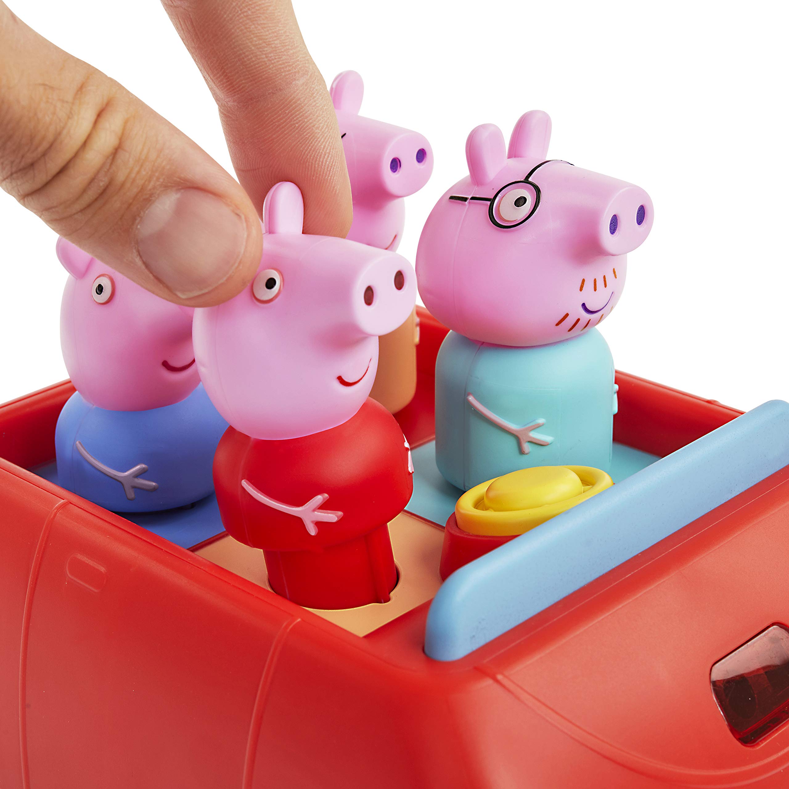 WOW! STUFF Peppa Pig's Clever Car four-figure set ready for imaginative storytelling
