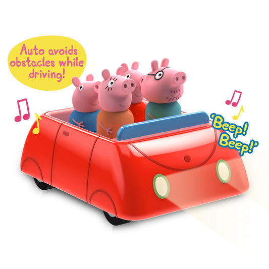 WOW! STUFF Peppa Pig's Clever Car lights highlight color-matching play