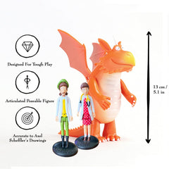 WOW! STUFF Princess Pearl figure accompanies Zog for friendship adventures