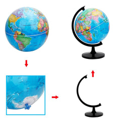 WOWESOTICA durable ABS plastic globe with vibrant print for longevity.