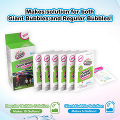 WOWMAZING bubble powder packet transforms dish detergent into bubbles.