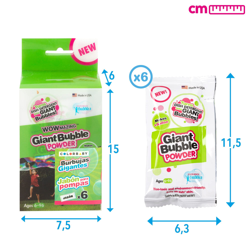 WOWMAZING giant bubble solution prep with simple recipe.