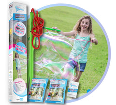 WOWMAZING giant bubble wand kit for outdoor fun.