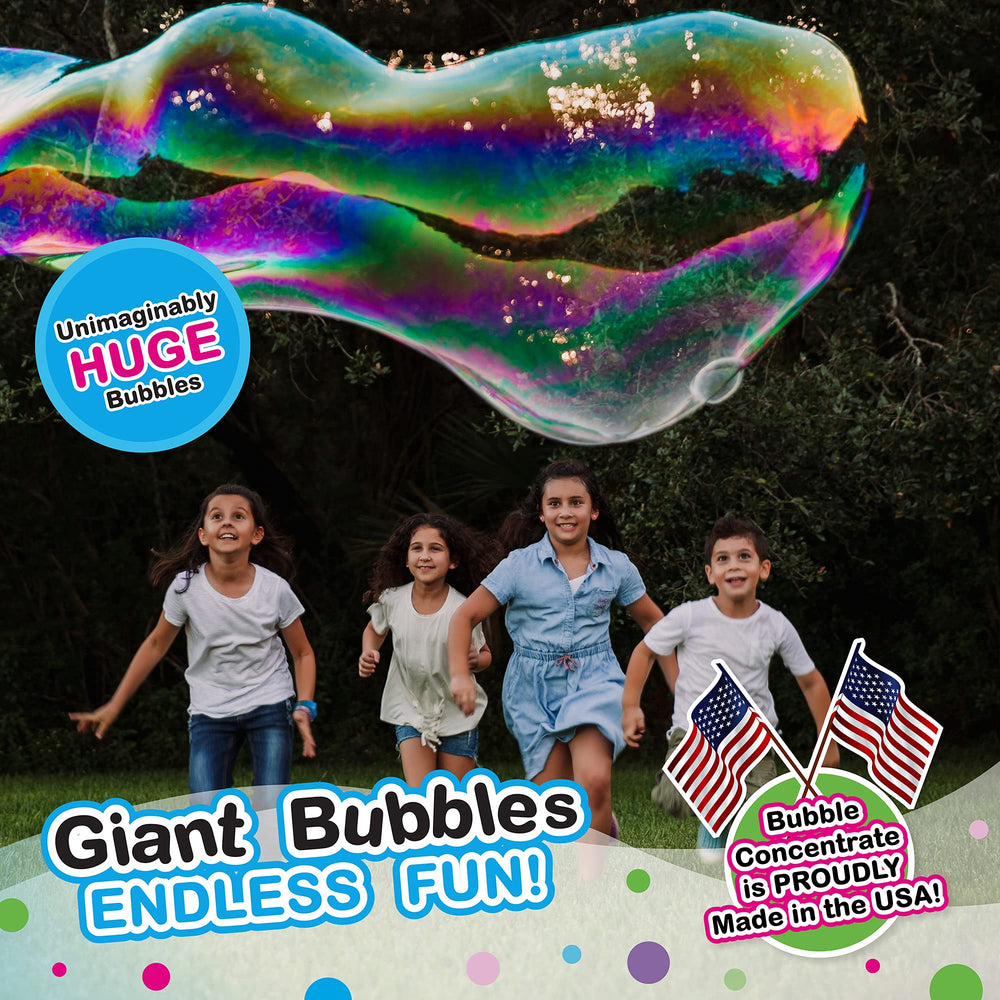 WOWMAZING kit-plus with refills for quick setup and big bubbles.
