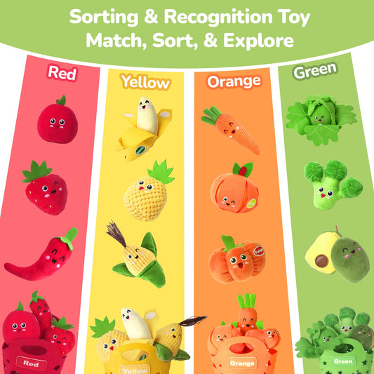 WOWOHAGE banana-yellow plush for gripping and fine motor practice.