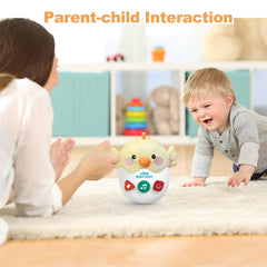 WOWOHAGE Baby toy with tummy-time focus supports reaching and exploration.