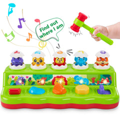 WOWOHAGE pop-up pals toy promotes early sensory exploration and cause-and-effect learning.