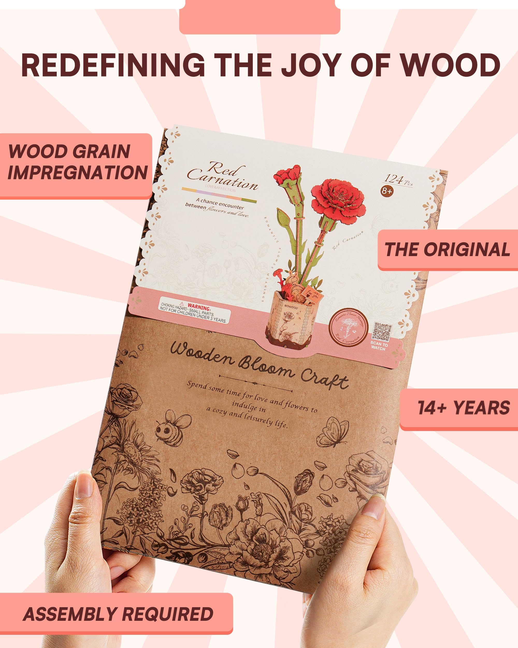 Wowood gift-ready packaging for birthdays, anniversaries, or housewarmings