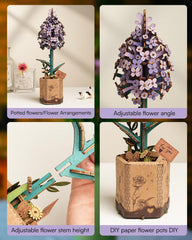 Wowood Lilac gift packaging ready for birthdays or housewarmings.