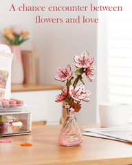 Wowood Sakura home decor scene adds a touch of nature.