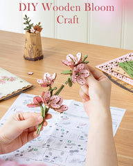 Wowood Sakura wood grain details emphasize natural craftsmanship.