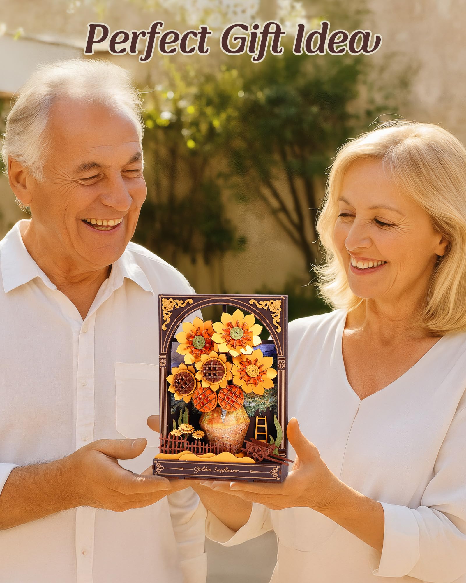 Wowood Van Gogh Sunflower puzzle after-sales support ensures smooth setup