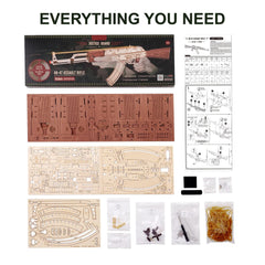 Wowood wood model building kit with 315 pieces for thoughtful family bonding.