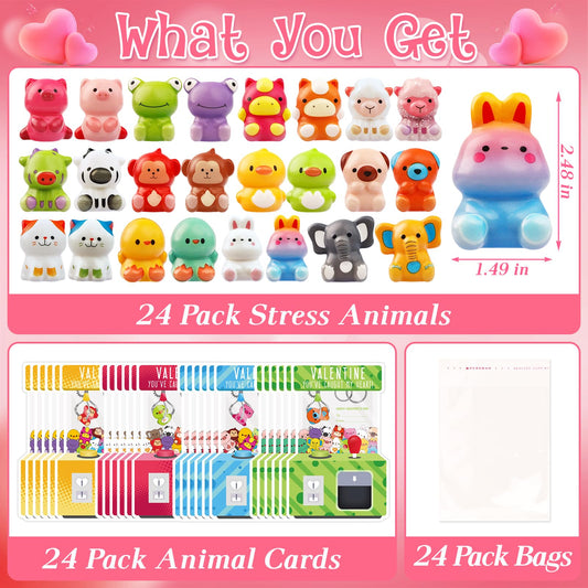 WOWSCAN Valentines cards for kids classroom exchange with friendly greetings
