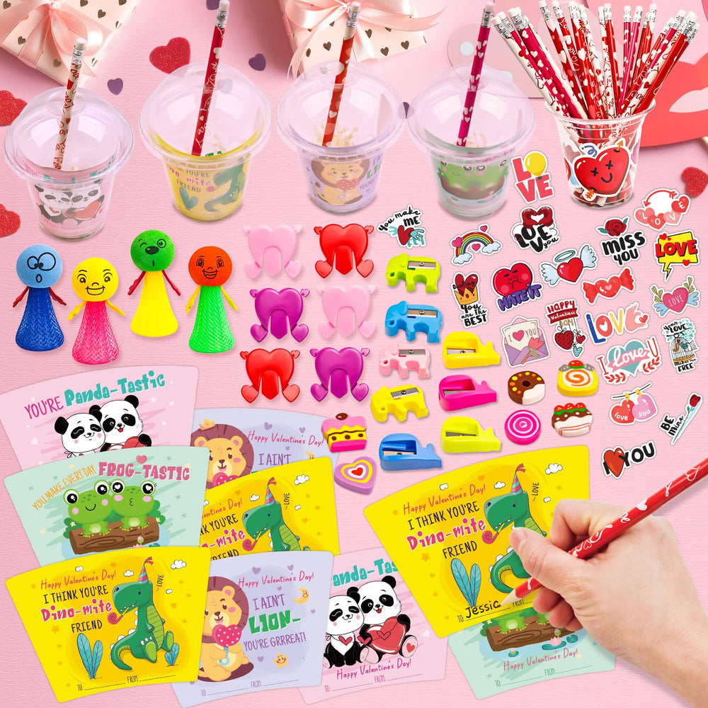 WOWSCAN valentines erasers add fun finishing touches to gift bundles.
