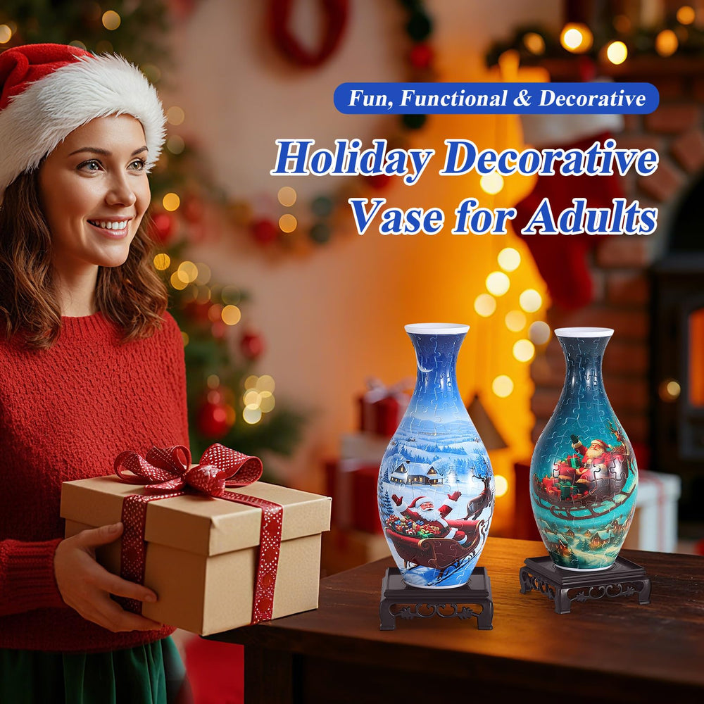 Wowsome 3D Puzzle Vase: stable base for display