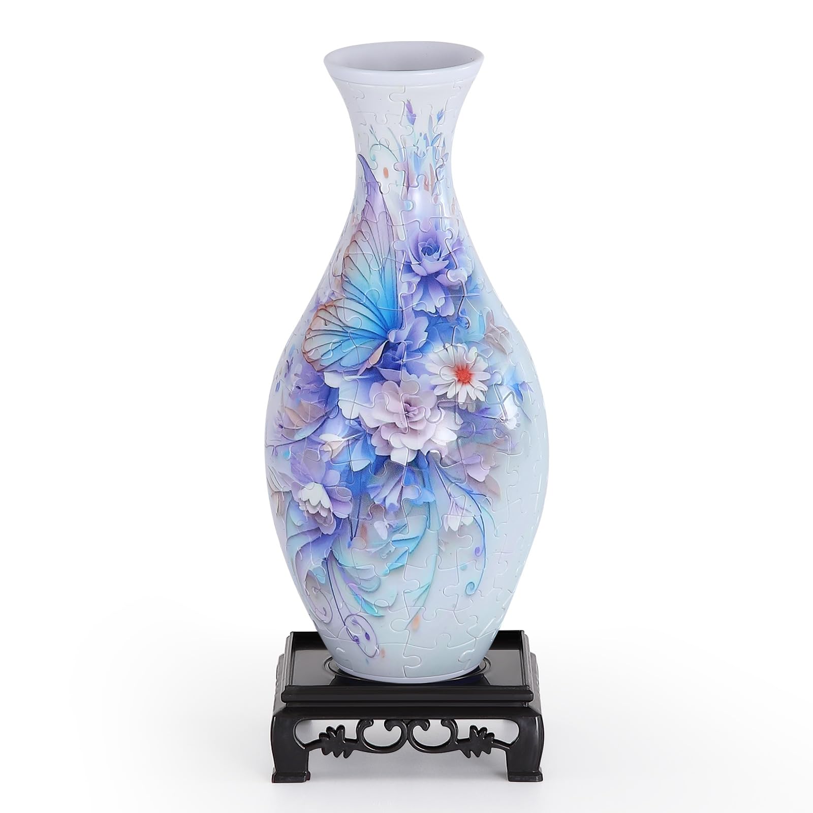 WowSome puzzle vase close-up of interlocking pieces ensuring sturdy construction
