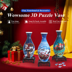 Wowsome 3D Puzzle Vase: detachable water cup for flowers