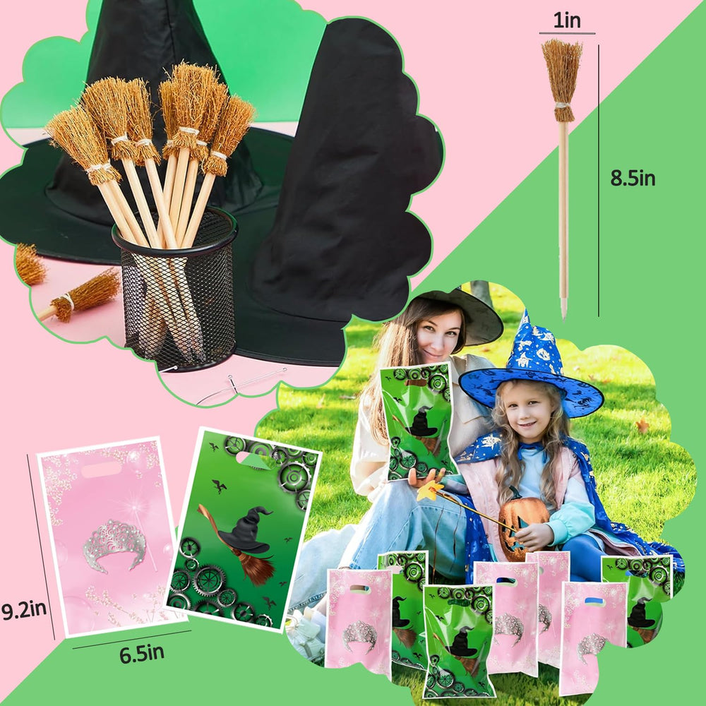 WPAZH broom pencils for creative party decor and playful writing tasks.