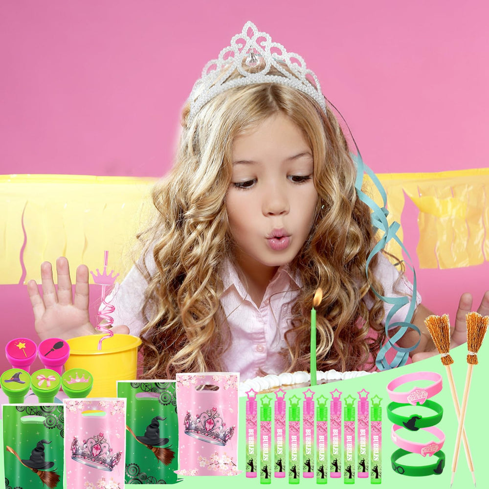 WPAZH pink-green plastic straws for eco-friendly sipping and themed beverages.