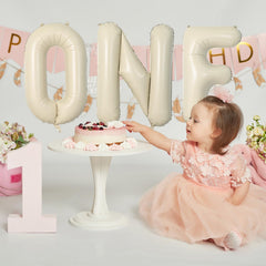 Wpensky wedding decor cream letter R complements soft color palettes and chic tablescapes.