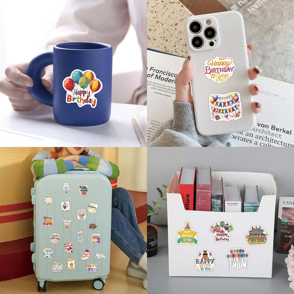 WQOWEHI gift-pack stickers, ideal party favors and gift add-ons.