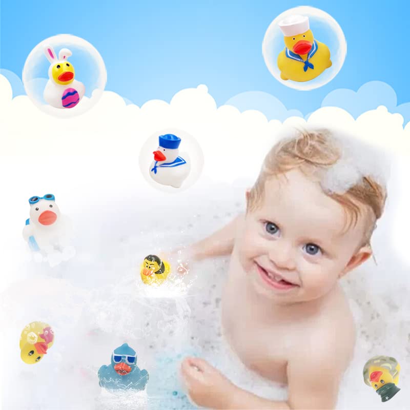 WQTHE rubber ducks for pretend play 120-pack keeps toys engaging and varied.