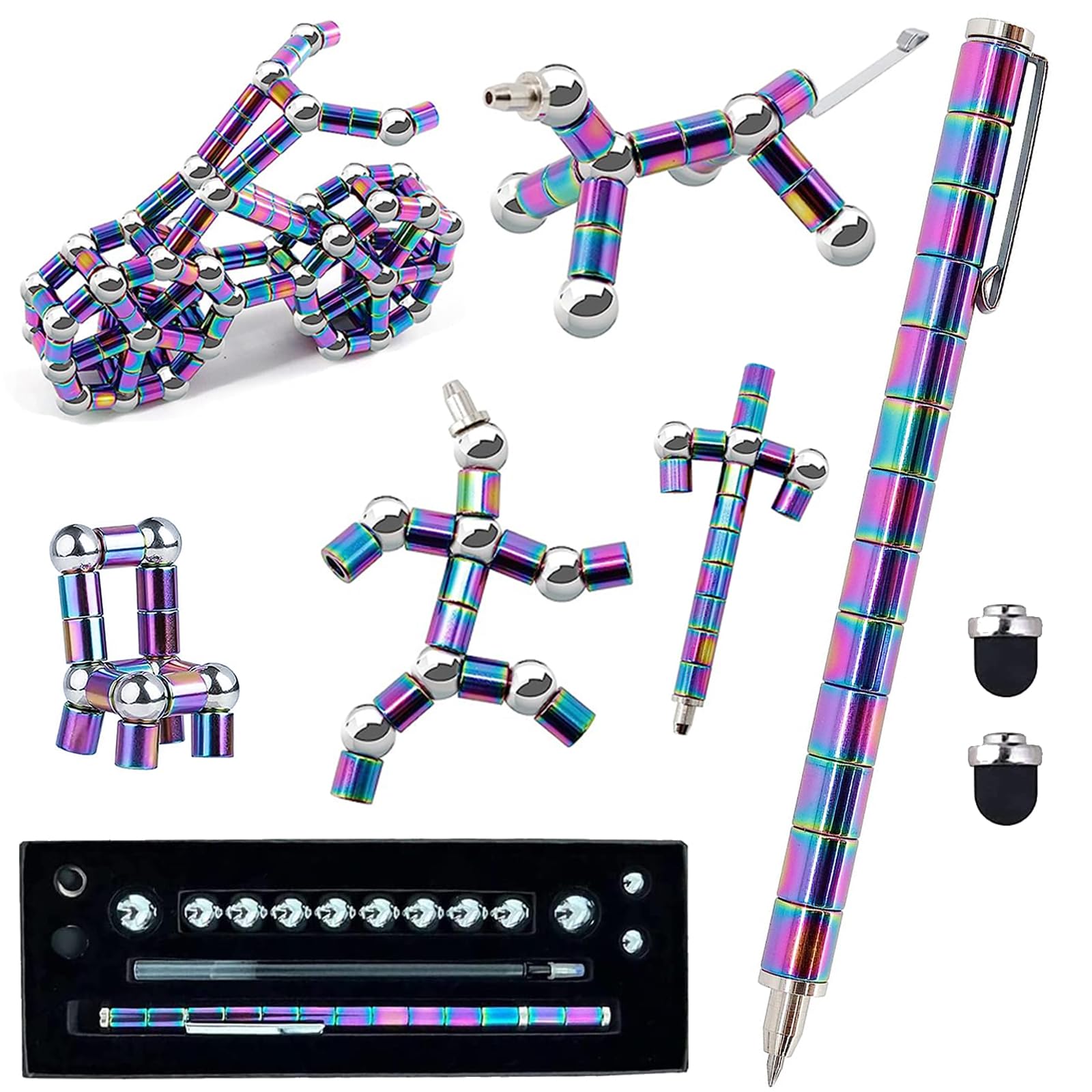 WQWQUU Fidget Pen magnet play for creative shapes and focus