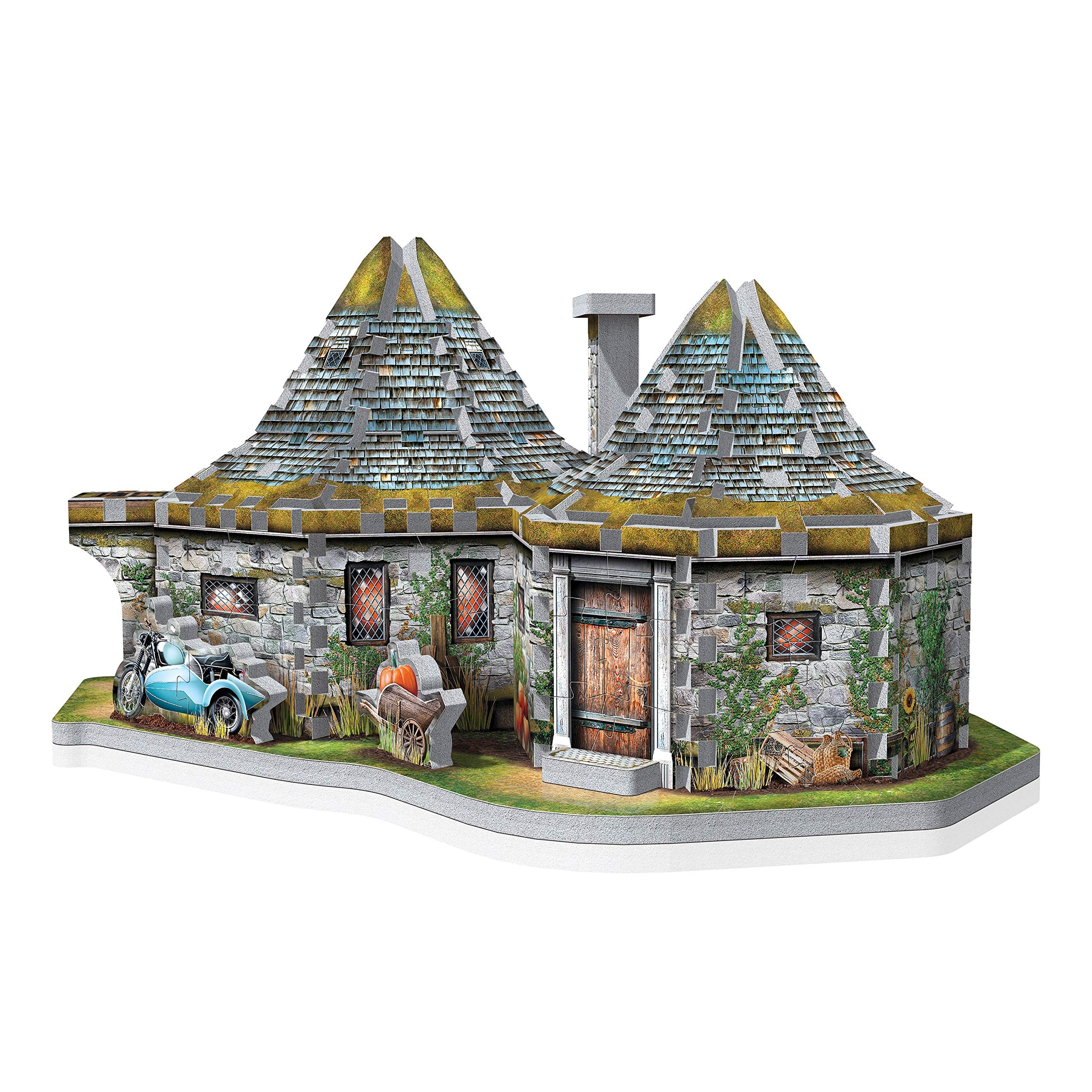 Wrebbit 3D Hagrid's Hut chimney detail adds authenticity.