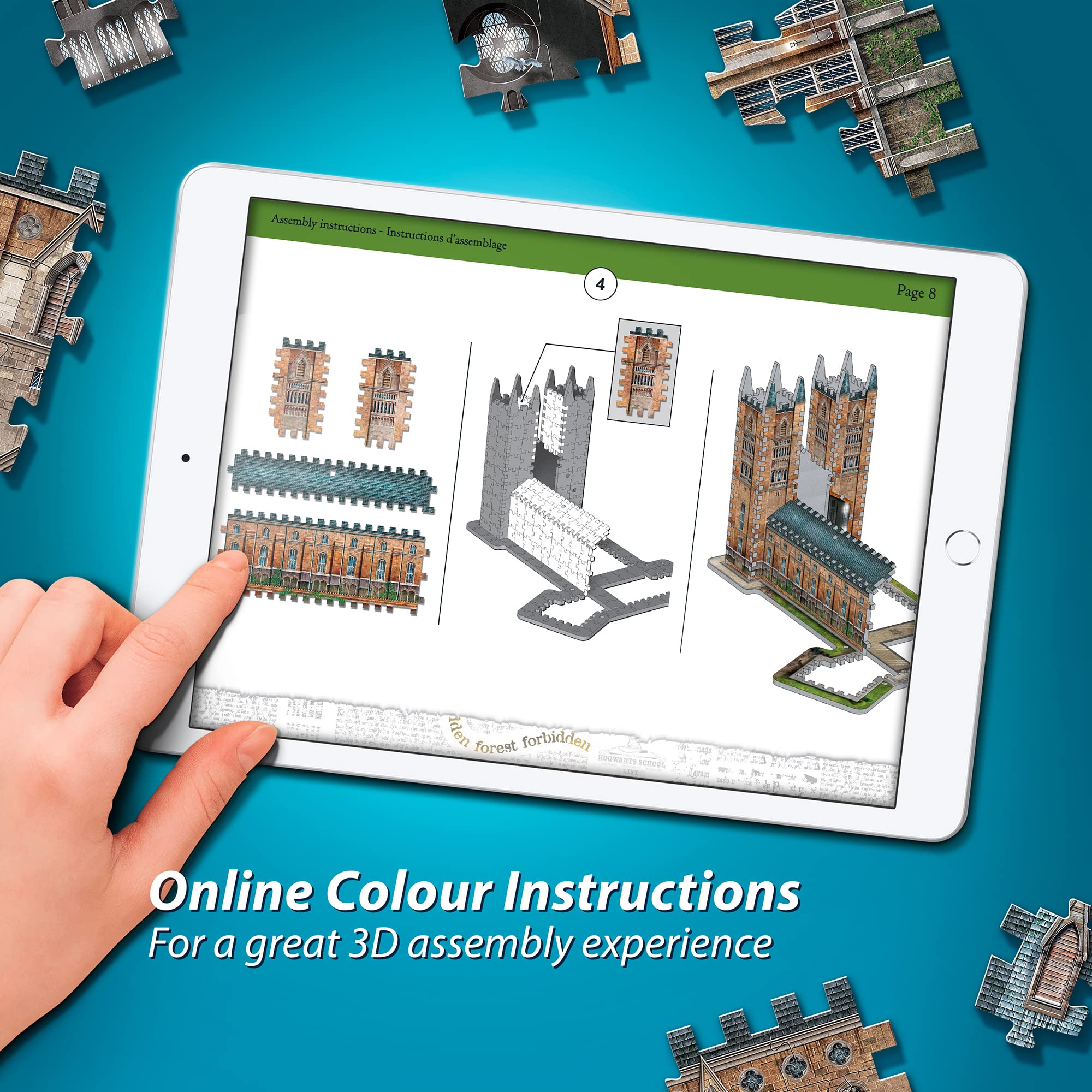 Wrebbit3D foam-backed pieces ensure sturdy, glue-free assembly for lasting display.