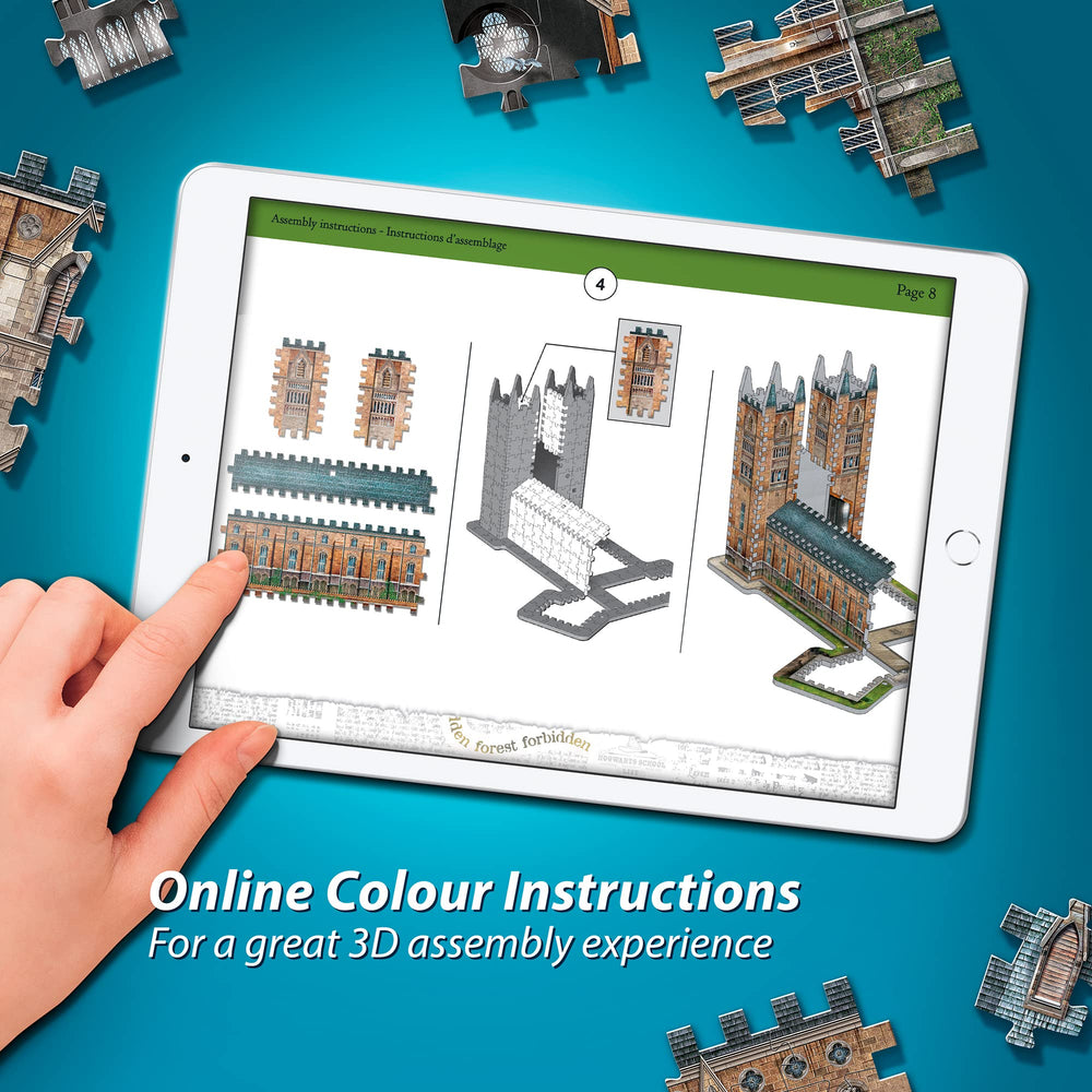 Wrebbit3D foam-backed pieces ensure sturdy, glue-free assembly for lasting display.