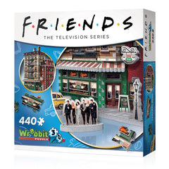 Wrebbit 3D Friends Central Perk model displayed on shelf, a nostalgic centerpiece.