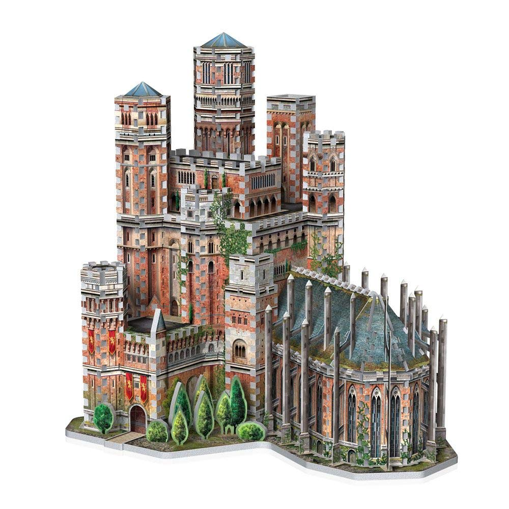 Wrebbit 3D Puzzle Red Keep battlements for dramatic display