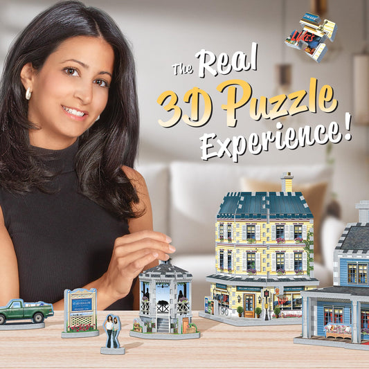 Wrebbit 3D Puzzle Gilmore Girls Luke's Diner focus for living room display